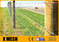 السياج الميداني المجلفن المفصلي المشترك مع شبكة سلكية 1.8 م ASTM A121