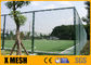6m ارتفاع كرة القدم ملفوفة سلسلة ربط شبكة المبارزة PVC المغلفة سلسلة ربط السور